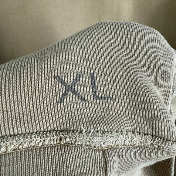 REVERSE WEAVE Crew Sweatshirt Beige‎ XL Long sleeve Cicio Eco Botanical Dyes - Picture 6 of 7